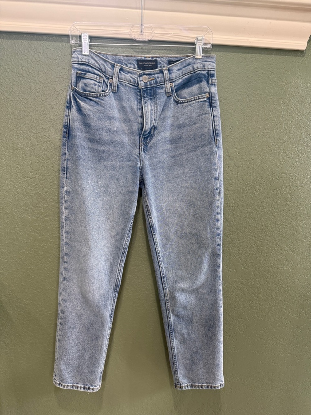 Banana Republic Light Wash Straight Leg Jeans